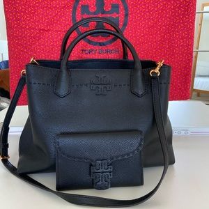 Tory Burch Mcgraw Triple Compartment Satchel